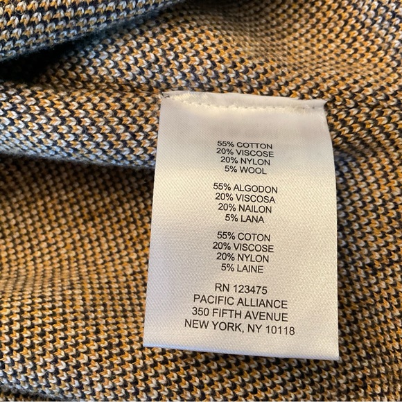 Jones New York Signature Preppy Plaid Poncho, Women’s Sz S - Picture 7 of 9